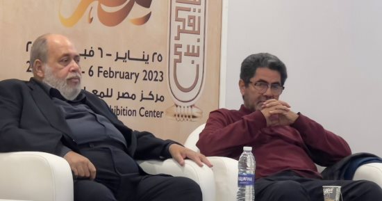معرض الكتاب.. أمين حداد: هكذا وجدت نفسي مع صلاح جاهين أمام قبر الرسول
