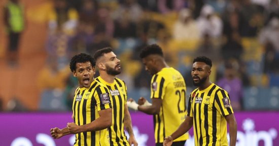الاتحاد يدك النصر بهدفين فى شوط أول مثير بمشاركة رونالدو وحجازى وحامد.. فيديو