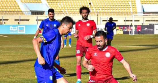 نهاية الشوط الأول.. تعادل 1/1 بين أسوان وطلائع الجيش فى الدورى