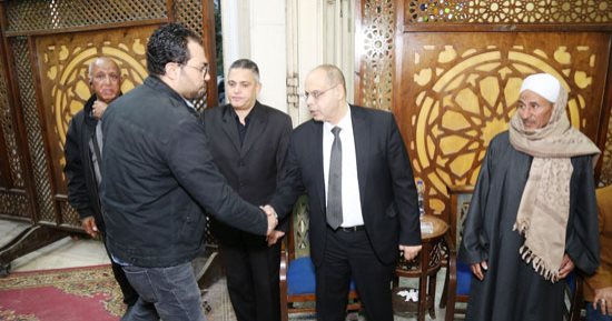  عزاء الزميل الراحل علام عبد الغفار بمسجد الحامدية الشاذلية بالمهندسين.. صور