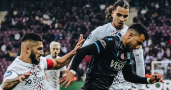 طرابزون يخسر أمام هاتاي سبور  2-1 فى الدورى التركى بمشاركة تريزيجيه