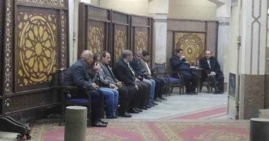 يوسف إسماعيل يقدم واجب العزاء في المخرج سميح منسي 