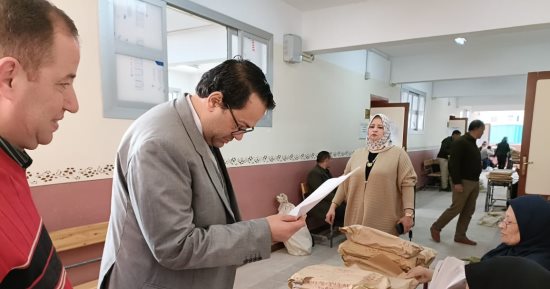 وكيل تعليم الغربية يتفقد أعمال تصحيح امتحانات الشهادة الإعدادية 