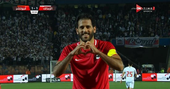 مروان محسن يسجل هدف التعادل لـ فيوتشر فى مرمى الزمالك