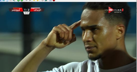 سيف الجزيرى يضيف الهدف الثانى للزمالك أمام فيوتشر