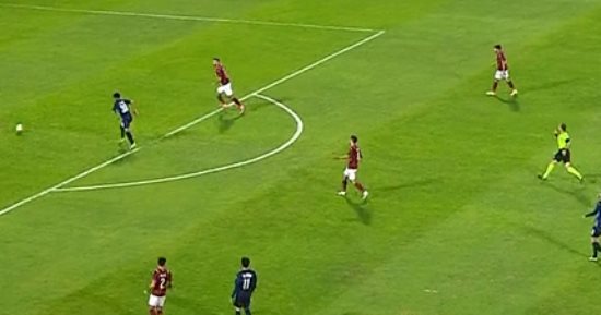 بيراميدز يتعادل مع سيراميكا 1/1 وطرد أحمد سامي فى الشوط الأول