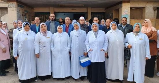 انطلاق فعاليات حملة طرق الأبواب للتطعيم ضد فيروس كورونا بالمنوفية 
