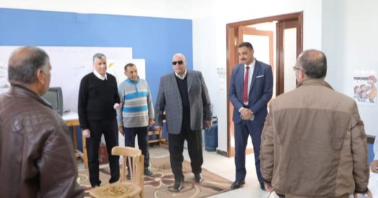 وكيل تعليم الوادي الجديد يتفقد أعمال لجان تقدير الدرجات بكنترول الإعدادية