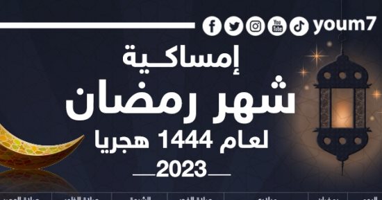 إمساكية رمضان 2023.. تعرف على موعد الإفطار وساعات الصيام ثانى أيام رمضان