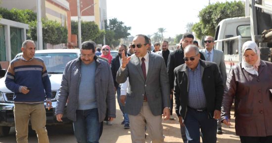 نائب محافظ المنيا يتفقد أعمال تنفيذ مشروعات المبادرة الرئاسية "حياة كريمة"