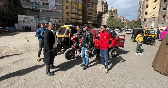 مصادرة 10 مركبات توك توك مخالفة فى حملة ببولاق الدكرور
