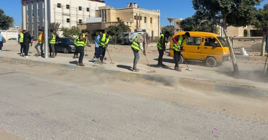 حملات نظافة وتجميل وتشجير تطوعية بمدن العريش والشيخ زويد وبئر العبد.. صور