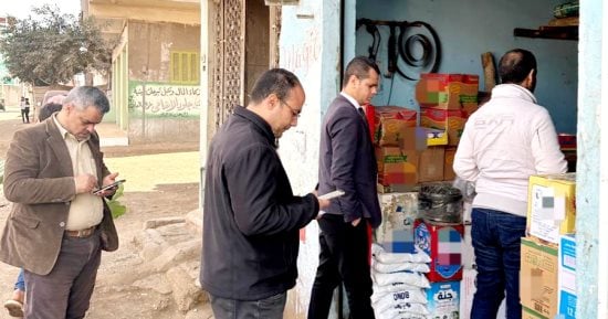 ضبط 1000 علبة سجائر مجهولة المصدر فى حملة تموينية بمركز ومدينة طلخا بالدقهلية