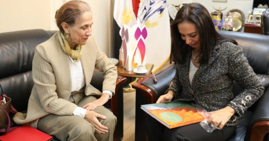 مايا مرسى تستقبل سفيرة كولومبيا وتستعرض جهود مصر لتمكين المرأة