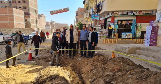 رئيس مياه سوهاج يتفقد مشروعات الإحلال والتجديد بمحطة مياه طهطا.. صور