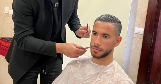 ناصر ماهر يستعد لحفل زفافه الليلة.. صورة