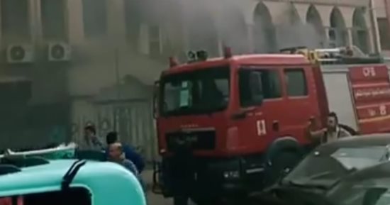 اندلاع حريق داخل مستشفى فى المطرية