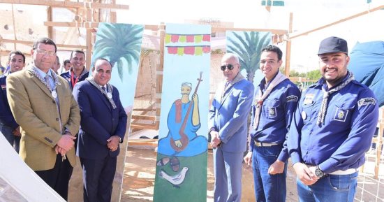انطلاق فعاليات المهرجان الكشفي والإرشادى السابع بجامعة سوهاج بمشاركة 17 كلية