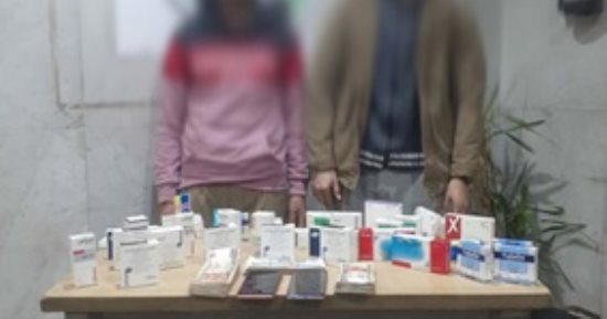 ضبط كمية من العقاقير الطبية المخدرة بحوزة شخصين بالجيزة
