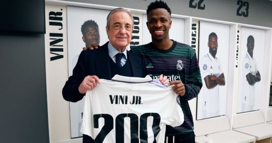 ماذا قدم فينيسيوس جونيور فى 200 مباراة بقميص ريال مدريد؟