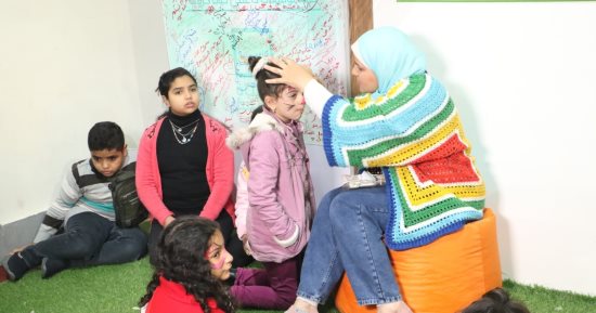 تنفيذا لاستراتيجية الدولة.. أطفال قرى حياة كريمة فى معرض الكتاب