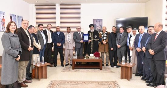 البابا تواضروس يستقبل وفد اتحاد الكتاب العرب