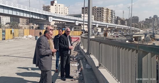 محافظ الجيزة يتفقد مشروع توسعات محور 26 يوليو بشارع أحمد عرابى
