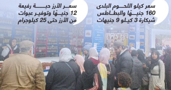 أكثر من 80 صنفا وتخفيضات 30%..الزراعة تزيد السلع واللحوم بمنافذها (إنفوجراف)