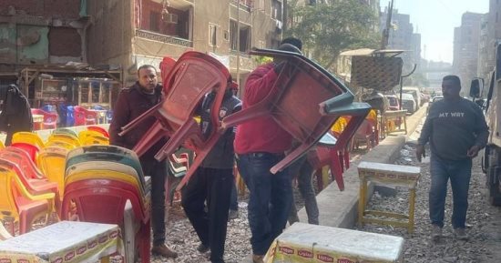 الجيزة: رفع 250 حالة إشغال فى حملة ببولاق الدكرور