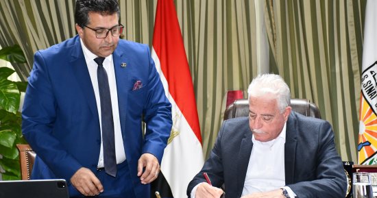 محافظ جنوب سيناء يعتمد نتيجة الإعدادية بنسبة نجاح 80.35%
