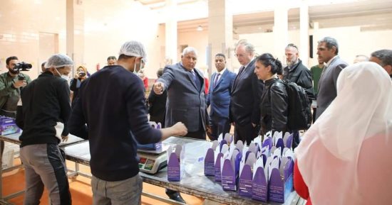 سفير الاتحاد الأوروبي لدى مصر يتفقد أنشطة الصناعات الحرفية بالوادى الجديد.. صور
