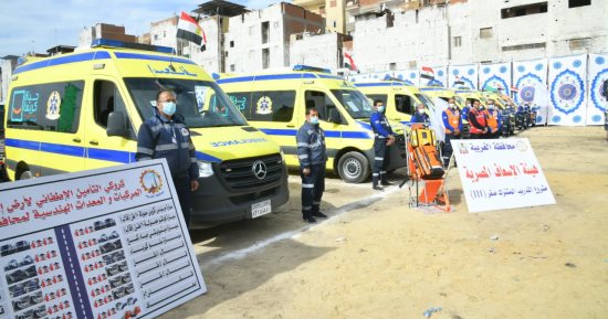 محافظة الغربية تستعرض استعداداتها لمواجهة الأزمات والكوارث بصقر 111.. صور