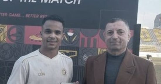 أحمد فتحى كاستيلو رجل مباراة الداخلية وأسوان