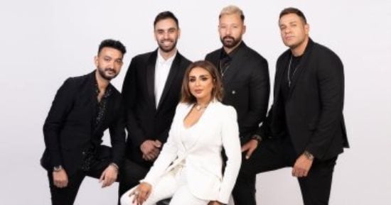 ديو غنائى بين فريق واما والنجمة أنغام فى برنامجها "مع أنغام" على dmc