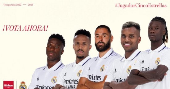 5 لاعبين مرشحون لجائزة لاعب الشهر فى ريال مدريد