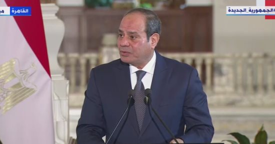 ننشر نص كلمة الرئيس السيسي بالمؤتمر الصحفى المشترك مع نظيره الكرواتى  