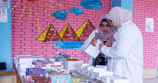 حياة كريمة.. تقديم الرعاية الطبية مجانا لـ1301 مواطن فى مركز المحلة الكبرى