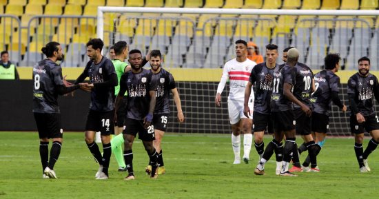 شكرى نجيب يسجل هدف تقدم فاركو فى مرمى الزمالك بعد 6 دقائق.. فيديو