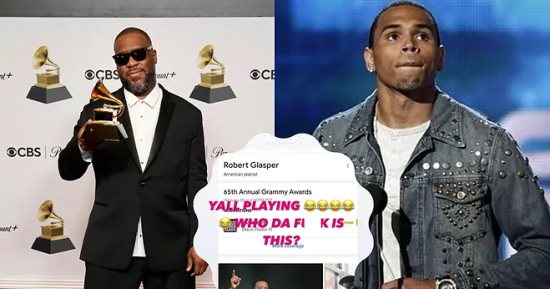 كريس براون غاضب بسبب خسارة الـGrammy أمام روبرت جلاسبر.. اعرف القصة