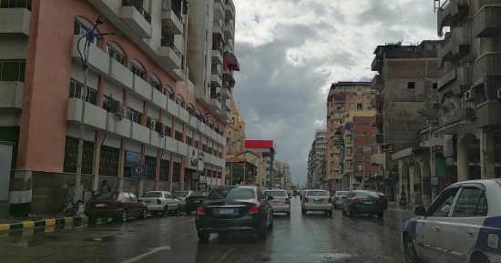 حالة الجو فى بورسعيد.. أمطار غزيرة وانخفاض فى درجات الحرارة.. صور
