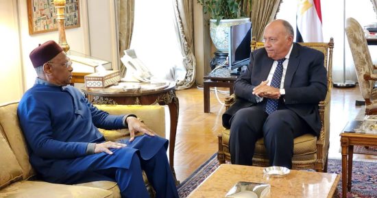 وزير الخارجية يستقبل المبعوث الأممى لدى ليبيا عبد الله باتيلى 
