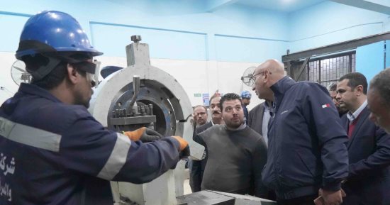 رئيس مياه الشرب بسوهاج يتفقد المعمل المركزى لمياه الشرب وورش الخدمات