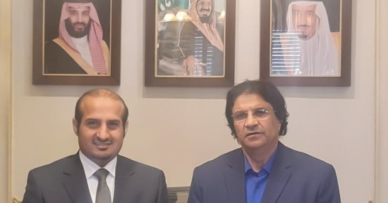 قنصل السعودية بالإسكندرية يستقبل عميد السلك القنصلى لدولة ليبيا