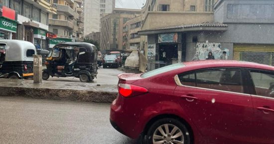 سقوط أمطار خفيفة بمراكز ومدن محافظة الغربية.. صور