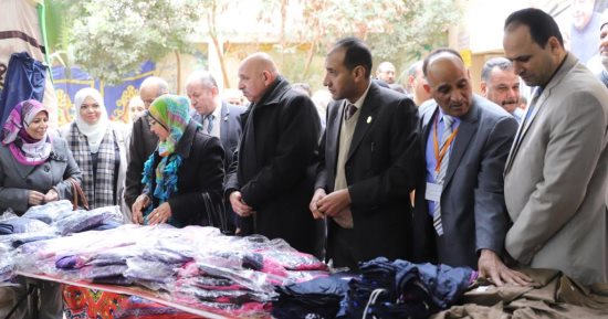 منطقة الجيزة الأزهرية تفتتح معرضا للملابس والأدوات المدرسية ضمن "بيت واحد"