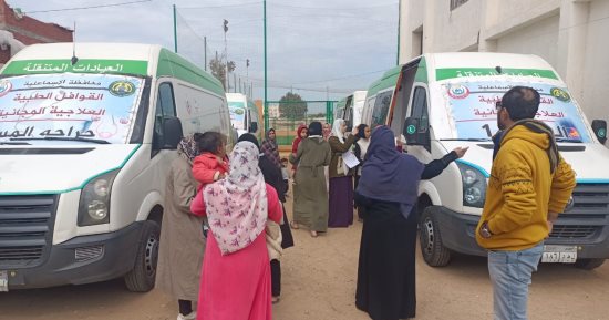 الصحة تطلق قافلتين طبيتين ضمن مبادرة حياة كريمة بالمحافظات اليوم 