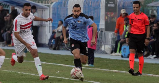 نيمار يغادر مباراة الزمالك و فاركو مصابا و"ايشو" البديل