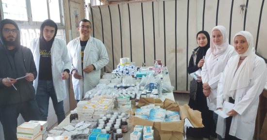قافلة جامعة الزقازيق الطبية تفحص 1760 حالة بقرية هربيط مركز أبو كبير