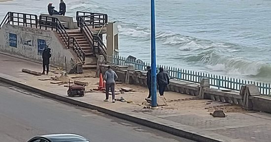 محافظ الإسكندرية: الانتهاء من إصلاحات تصدع كورنيش سيدى بشر خلال 48 ساعة