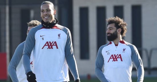 ليفربول يتلقى أخبارا سعيدة بعودة فان دايك وجوتا للتدريبات قبل ديربى ميرسيسايد 